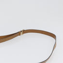 Christian Dior Honeycomb Canvas Shoulder Bag PVC Black Gold Auth fm5155-8