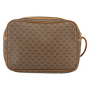 GUCCI Micro GG Supreme Clutch Bag PVC Beige Gold 014 58 0097 Auth fm5160-2