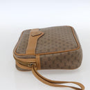 GUCCI Micro GG Supreme Clutch Bag PVC Beige Gold 014 58 0097 Auth fm5160-3