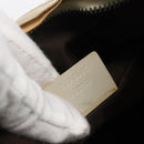 GUCCI GG Canvas Guccissima Bag Suede Light Beige Silver 000 0602 Auth fm5161-12
