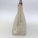 GUCCI GG Canvas Guccissima Bag Suede Light Beige Silver 000 0602 Auth fm5161-4