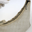 GUCCI GG Canvas Guccissima Bag Suede Light Beige Silver 000 0602 Auth fm5161-6