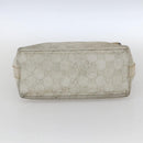 GUCCI GG Canvas Guccissima Bag Suede Light Beige Silver 000 0602 Auth fm5161-5