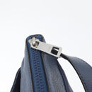 GUCCI GG Canvas Shoulder Bag Nylon Leather Blue Silver 510342 Auth fm5162-15