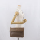 GUCCI Shoulder Bag Leather Beige Gold Auth fm5163-25