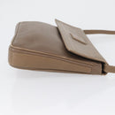 GUCCI Shoulder Bag Leather Beige Gold Auth fm5163-4