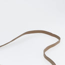 GUCCI Shoulder Bag Leather Beige Gold Auth fm5163-9