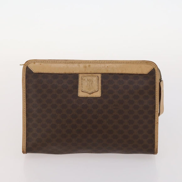 CELINE Macadam Canvas Tasche PVC-Leder 3er Set Braun Beige Auth fm5164