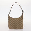 GUCCI GG Supreme GG Canvas Hand Bag PVC Canvas 2 Set Navy Beige Auth fm5165-3