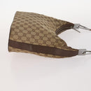 GUCCI GG Supreme GG Canvas Hand Bag PVC Canvas 2 Set Navy Beige Auth fm5165-4