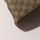 GUCCI GG Supreme GG Canvas Hand Bag PVC Canvas 2 Set Navy Beige Auth fm5165-8