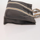 HERMES Fourre Tout Hand Bag Canvas 3 Set Orange Gray black Auth fm5167-4