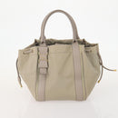 Salvatore Ferragamo Gancini Bag Patent Leather 3 Set Black Beige Auth fm5168-2
