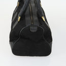 FENDI Zucchino Zucca Bag Nylon Leather PVC Canvas 2 Set Black Brown Auth fm5169-19