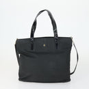 FENDI Zucchino Zucca Bag Nylon Leather PVC Canvas 2 Set Black Brown Auth fm5169-2