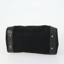 FENDI Zucchino Zucca Bag Nylon Leather PVC Canvas 2 Set Black Brown Auth fm5169-21