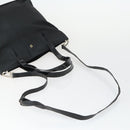 FENDI Zucchino Zucca Bag Nylon Leather PVC Canvas 2 Set Black Brown Auth fm5169-5