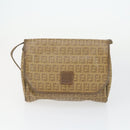 FENDI Zucchino Zucca Bag Nylon Leather PVC Canvas 2 Set Black Brown Auth fm5169-9