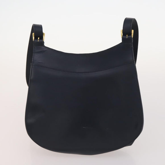 CELINE Macadam Canvas Bag PVC Leather 3 Set Brown Beige Navy Auth fm5170