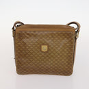 CELINE Macadam Canvas Bag PVC Leather 3 Set Brown Beige Navy Auth fm5170-18