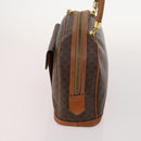CELINE Macadam Canvas Bag PVC Leather 3 Set Brown Beige Navy Auth fm5170-4