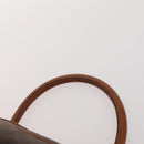 CELINE Macadam Canvas Bag PVC Leather 3 Set Brown Beige Navy Auth fm5170-7