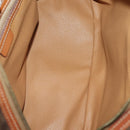 CELINE Macadam Canvas Bag PVC Leather 3 Set Brown Beige Navy Auth fm5170-9