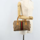 GUCCI Micro GG Supreme Web Sherry Line Bag PVC 2way 002 115 0165 Auth fm5175-26