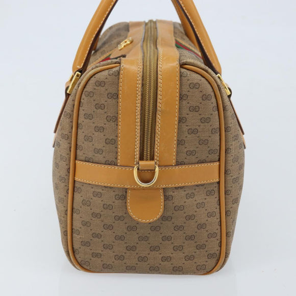 GUCCI Micro GG Supreme Web Sherry Line Bag PVC 2way 002 115 0165 Auth fm5175