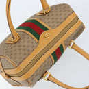GUCCI Micro GG Supreme Web Sherry Line Bag PVC 2way 002 115 0165 Auth fm5175-6