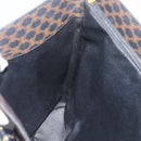 CELINE Macadam Canvas Tote Bag PVC Leather Black Gold Auth fm5176-22