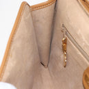 GUCCI Micro GG Supreme Bag PVC Light Beige Gold 004 106 0146 Auth fm5178-19