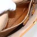 GUCCI Micro GG Supreme Bag PVC Light Beige Gold 004 106 0146 Auth fm5178-21