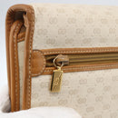 GUCCI Micro GG Supreme Bag PVC Light Beige Gold 004 106 0146 Auth fm5178-22