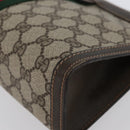 GUCCI GG Supreme Web Sherry Line Clutch Bag PVC Beige Red 010 378 Auth fm5184-15