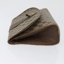 GUCCI GG Supreme Web Sherry Line Clutch Bag PVC Beige 156 01 031 Auth fm5185-4