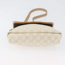 GUCCI GG Supreme Shoulder Bag PVC Ivory Gold 223666 Auth fm5187-10