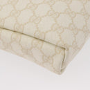 GUCCI GG Supreme Shoulder Bag PVC Ivory Gold 223666 Auth fm5187-12