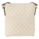 GUCCI GG Supreme Shoulder Bag PVC Ivory Gold 223666 Auth fm5187-3