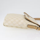 GUCCI GG Supreme Shoulder Bag PVC Ivory Gold 223666 Auth fm5187-4