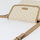 GUCCI GG Supreme Shoulder Bag PVC Ivory Gold 223666 Auth fm5187-6