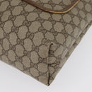 GUCCI GG Supreme Web Sherry Line Tote Bag PVC Beige Gold 39 02 003 Auth fm5189-12