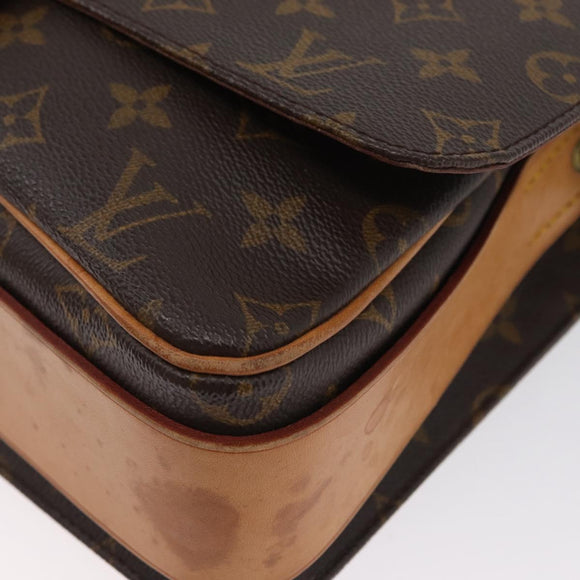 LOUIS VUITTON Monogram Cartouchiere GM Umhängetasche M51252 LV Auth fm5193