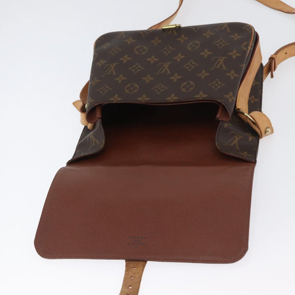 LOUIS VUITTON Monogram Cartouchiere GM Umhängetasche M51252 LV Auth fm5193