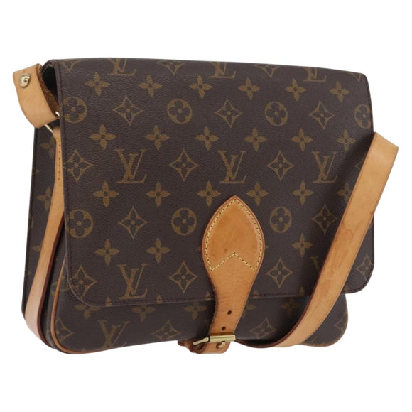 LOUIS VUITTON Monogram Cartouchiere GM Umhängetasche M51252 LV Auth fm5193