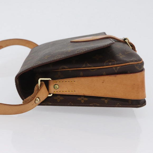 LOUIS VUITTON Monogram Cartouchiere GM Umhängetasche M51252 LV Auth fm5193