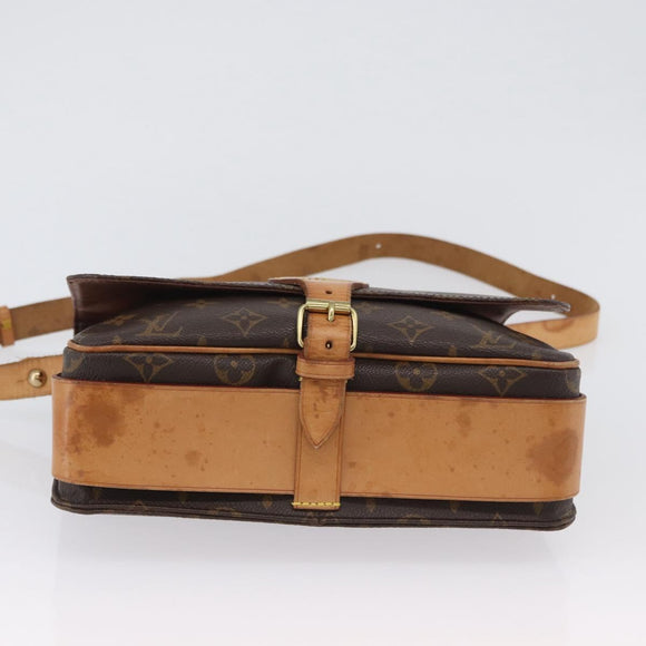 LOUIS VUITTON Monogram Cartouchiere GM Umhängetasche M51252 LV Auth fm5193