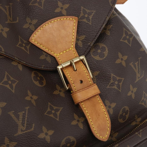 LOUIS VUITTON Monogram Montsouris GM Rucksack M51135 LV Auth fm5194