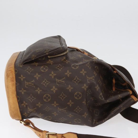 LOUIS VUITTON Monogram Montsouris GM Rucksack M51135 LV Auth fm5194