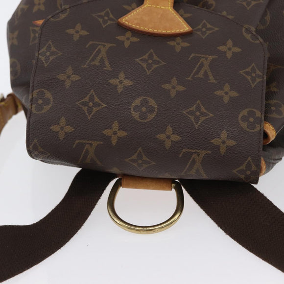 LOUIS VUITTON Monogram Montsouris GM Rucksack M51135 LV Auth fm5194